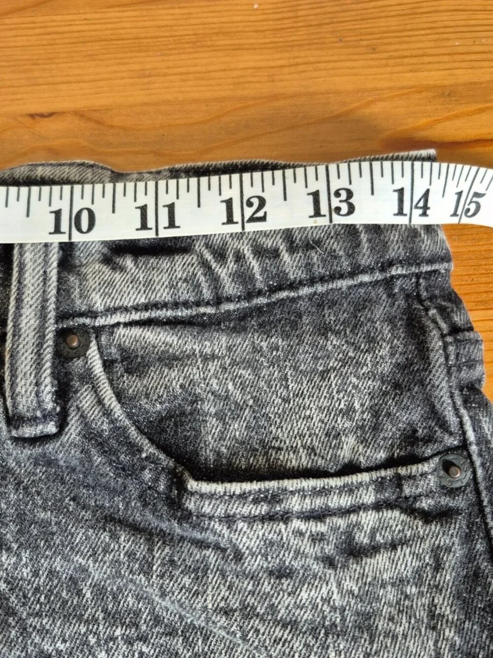 Levis 510 Men's Cutoff Distressed Jeans Shorts Cut Off Black Skinny Size 28